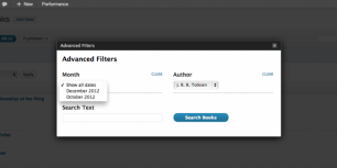 Filters – An Enhanced UI for Post management