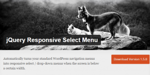 jQuery Responsive Select Menu